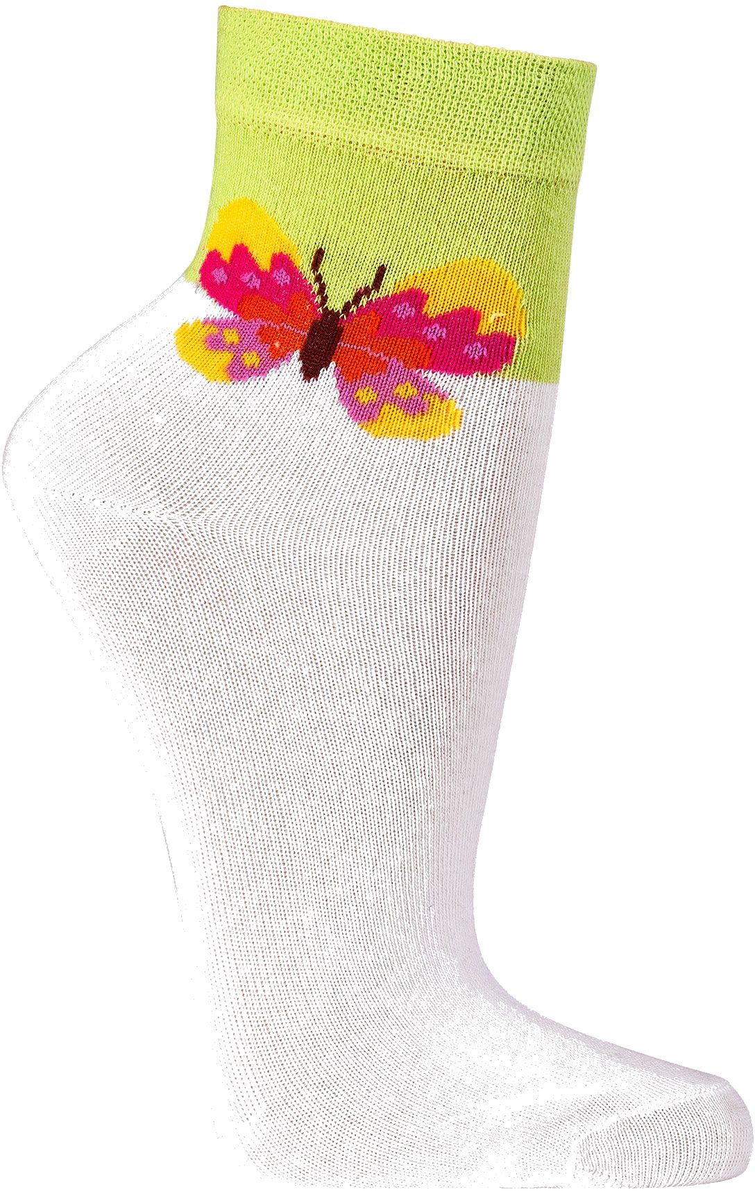  SCHMETTERLING SOCKEN für Teenager und Damen, aktuelle Kurzschaftform  2 Paar