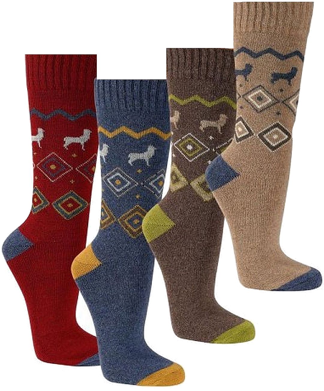 Hygge-Socken mit Alpakawolle glatt-gestrickt 2 Paar