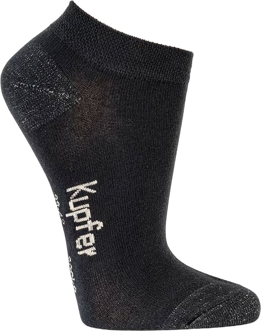 VISKOSE-SUPERWEICH Sneaker Socken  BAMBUS mit Kupfergarn in Spitze und  Ferse     3 Paar