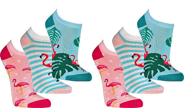 DAMEN Sneakers-Kurz Socken FLORIDA   für Damen und Teenager   3 Paar