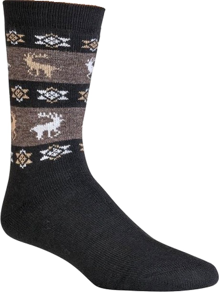 Thermo- Norweger-Country-Socken  mit Schafwolle-mit  Vollplüschsohle für Damen und Herren    2er-Bündel