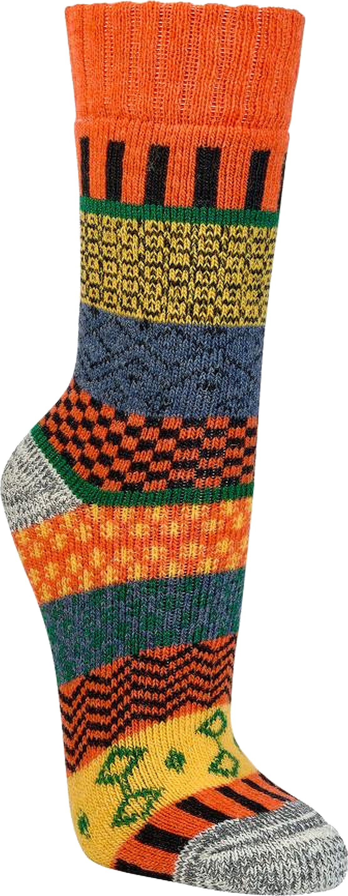  „Hygge“ Folklore Socken mit Wolle   Vollplüsch-gefüttert 