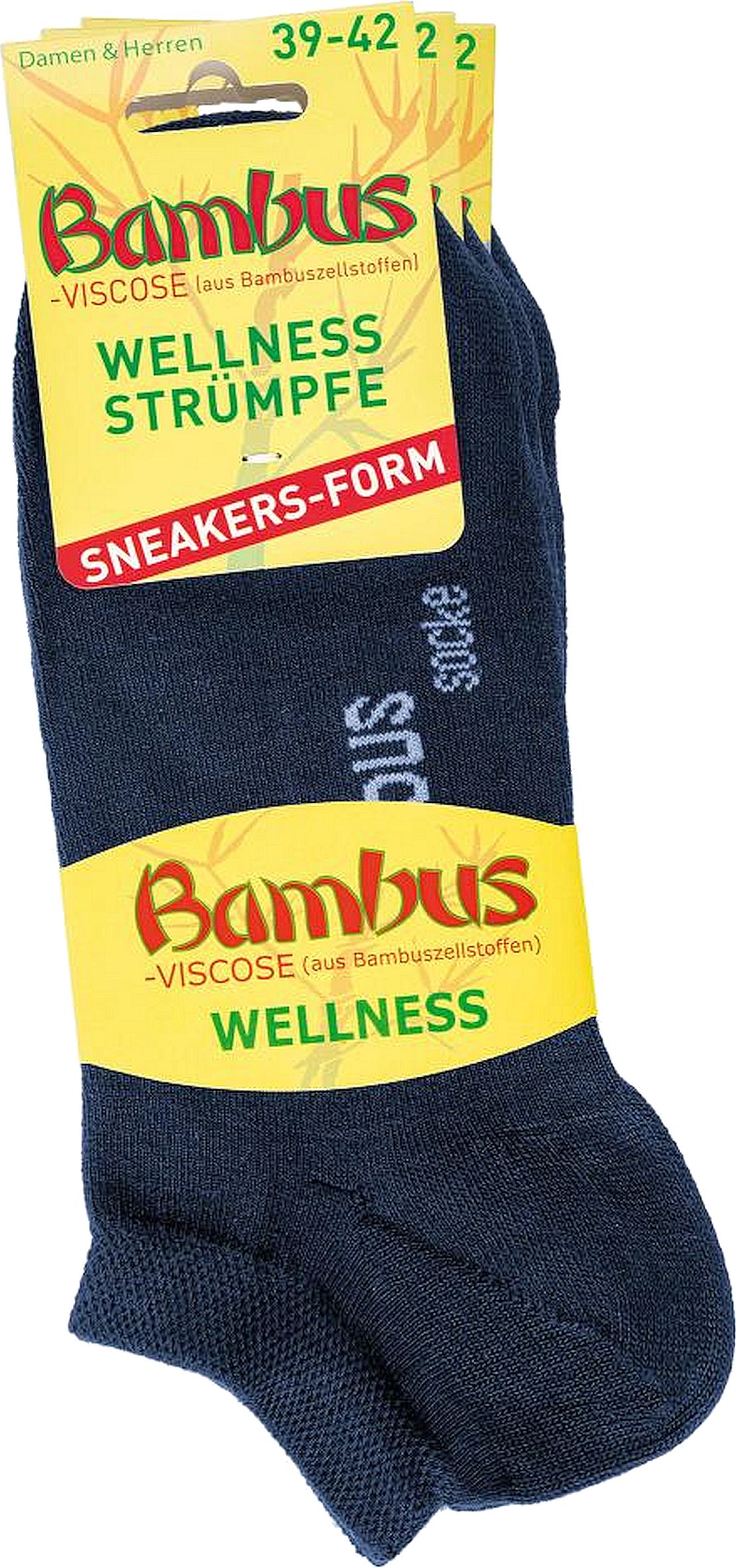 BAMBUS  Sneakers Socken mit VISKOSE BAMBUS  UNI-FARBEN   3 Paar