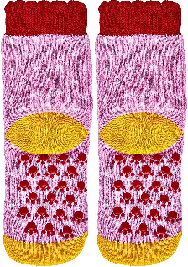 Baby-Socken KÄTZCHEN mit ABS-Druck  3 Paar