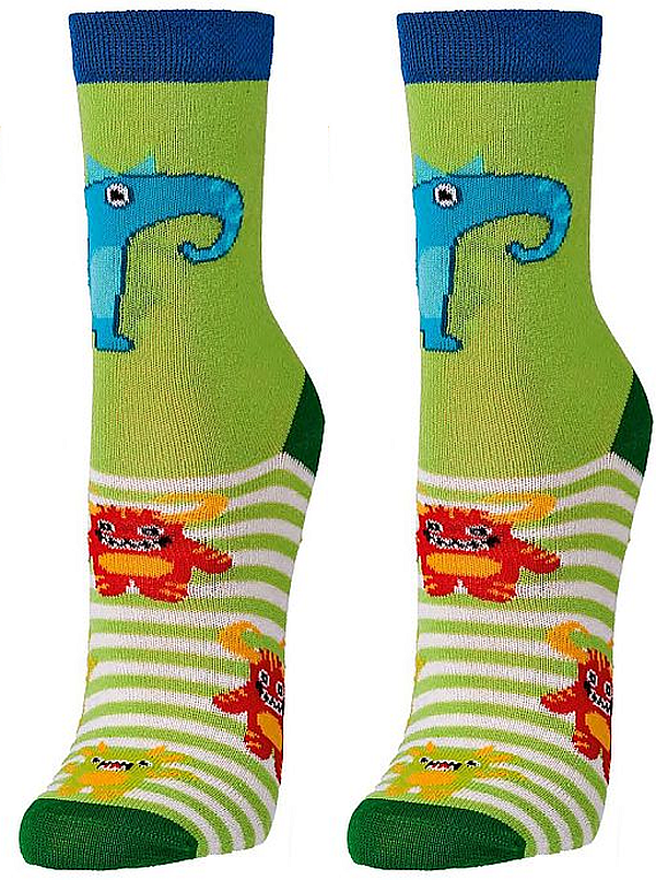  Kinder Socken   FRECHDACHS- KLEINE FRECHE MONSTER      3 Paar