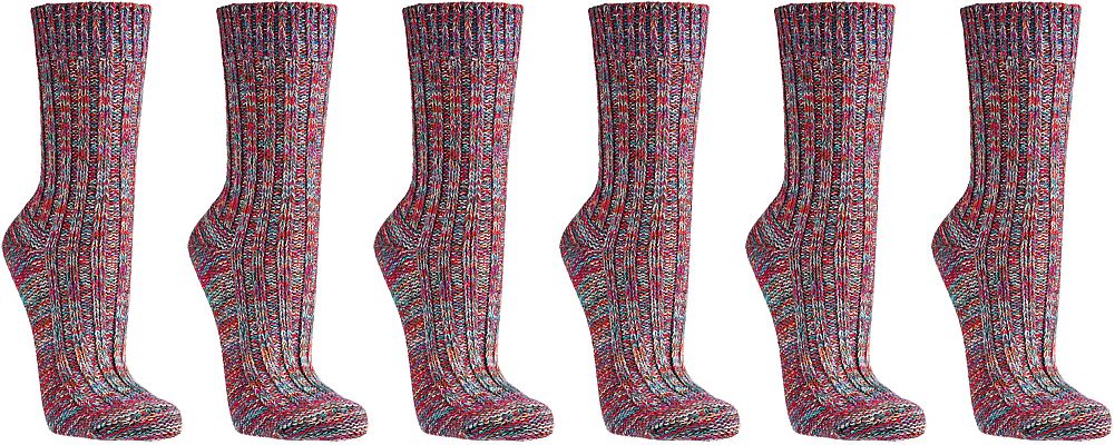  Multi Colour-Baumwoll-Socken  für Teenager, Damen und Herren, schöne dicke Qualität   3 Paar/1 Farbe
