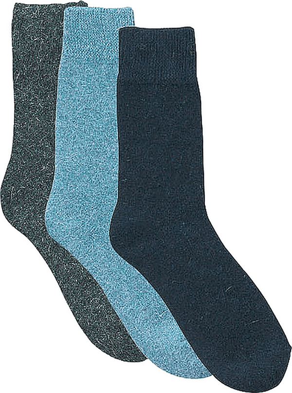 SOCKS PUR warm und kuschlig  Damen und Herren Woll-Socken SUPER SOFT   3 Paar