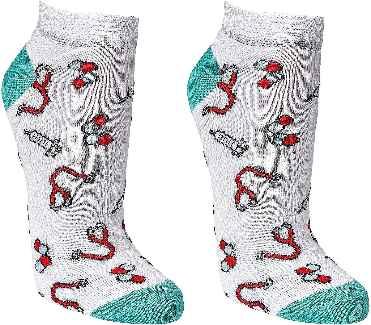  Witzige Sneaker Socken „Medizin“ für Teenager, Damen und Herren, 4 Paar