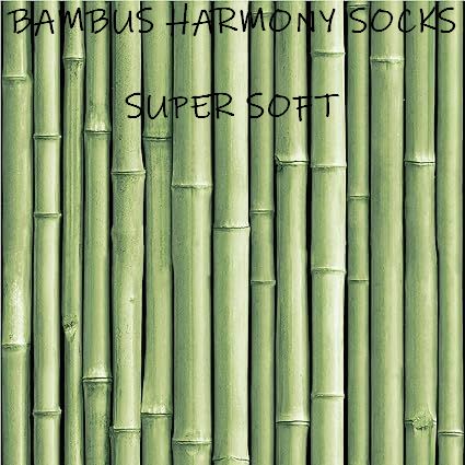  HARMONY STRUMPF „BAMBUS“ SILBER-MELANGE  3 Paar