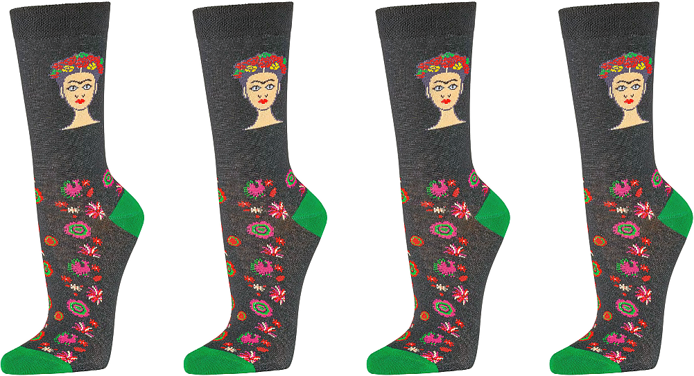 Witzige Socken FRIEDA als Geschenkidee oder zum Selbertragen für Teenager-Damen-Herren  2er-Bündel 