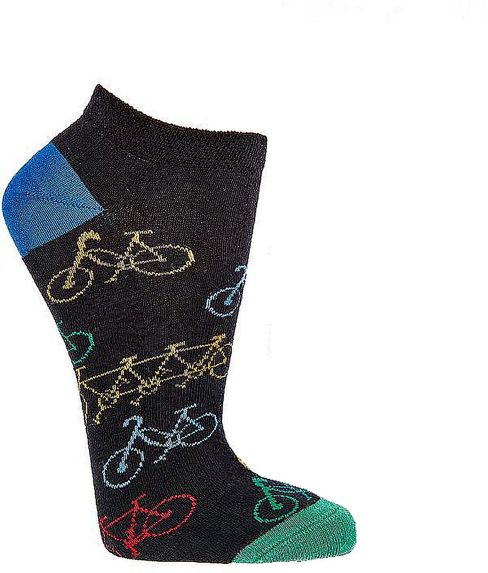 FAHRRAD Witzige Sneaker Socken - SOCKS 4 FUN - Mehr Spaß im Alltag für Teenager, Damen und Herren, 2 oder 4 Paar