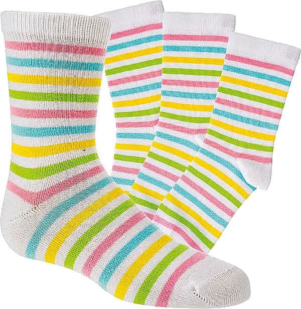 Kinder Socken  Block-Streifen oder Ringel  3 Paar
