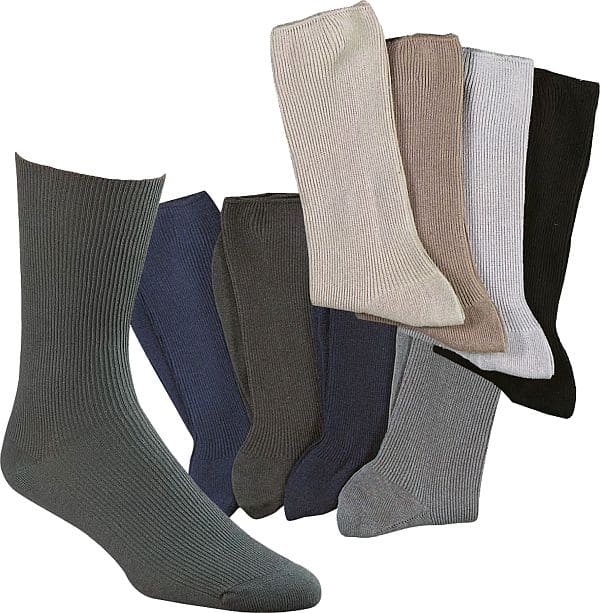 DAMEN und HERREN  Wellness-Socken,   ohne Gummidruck|    5 Paar