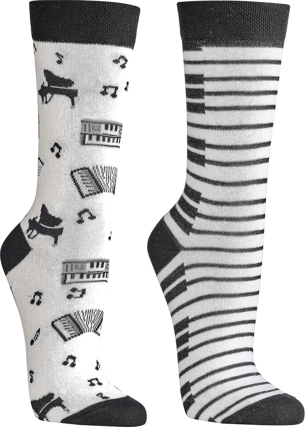 „Piano“ Mozart-Schöne Witzige Socken 2 Paar