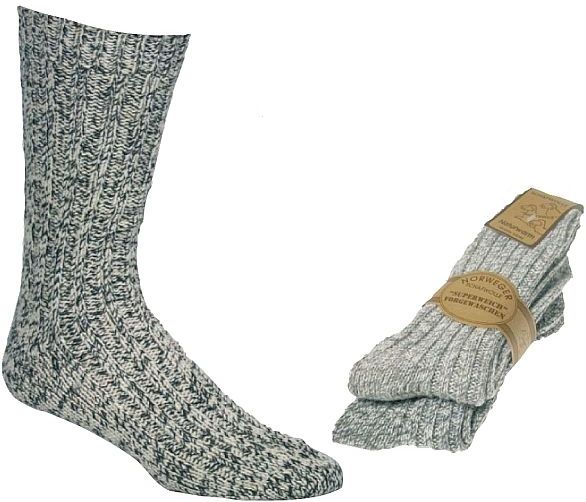 DAMEN & HERREN Norweger Socken 3er-Teilung mit Schafwolle-softgewaschen  superweiche, vollgriffige Luxus-Qualität 2 Paar