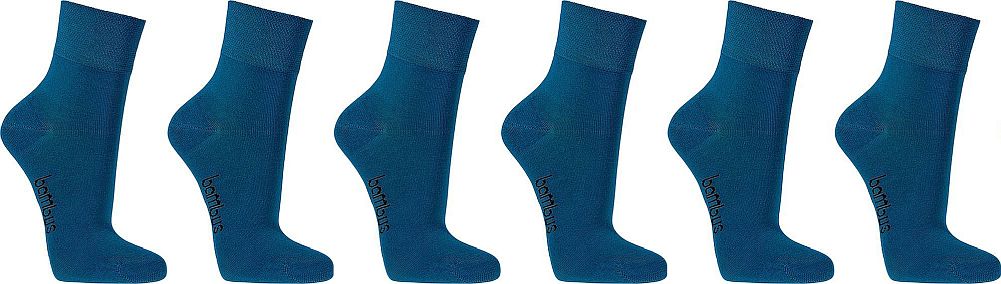 HERREN & DAMEN Bambus Socken mit extra-verkürzter Schaft BAMBUS-Viscose extrabreiter Piqué-Komfortbund 3 Paar