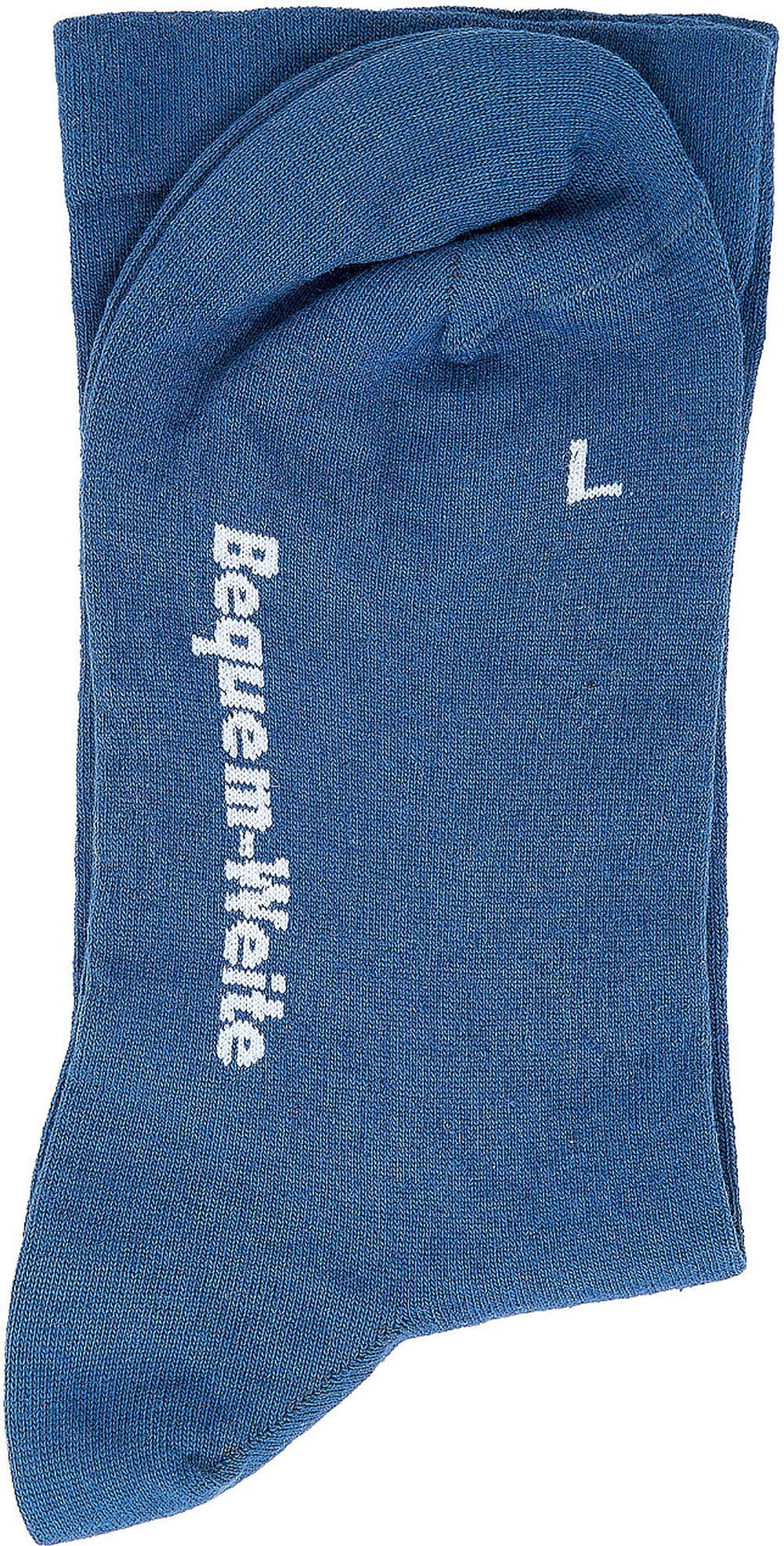 DAMEN & HERREN Extra Breiter Schaft-Socken für Problem Füßen–auch in Übergrößen. 2 oder 4 Paar