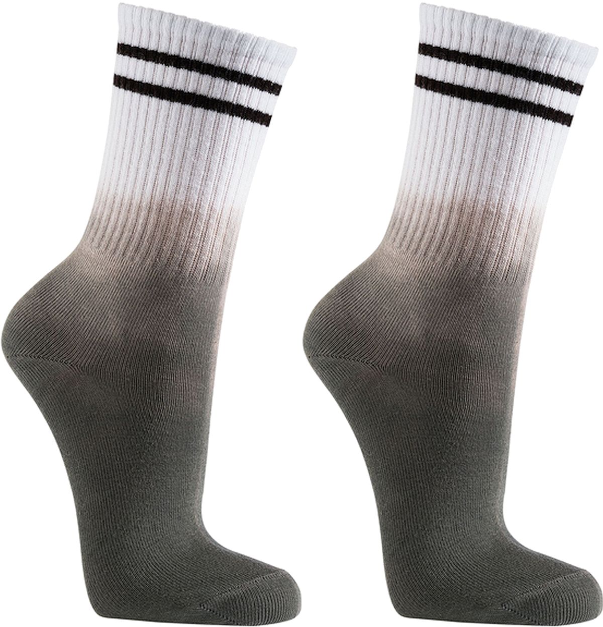  Crew Socks Socken Batik für Teenager, Damen und Herren 2 Paar/ 1 Dessin