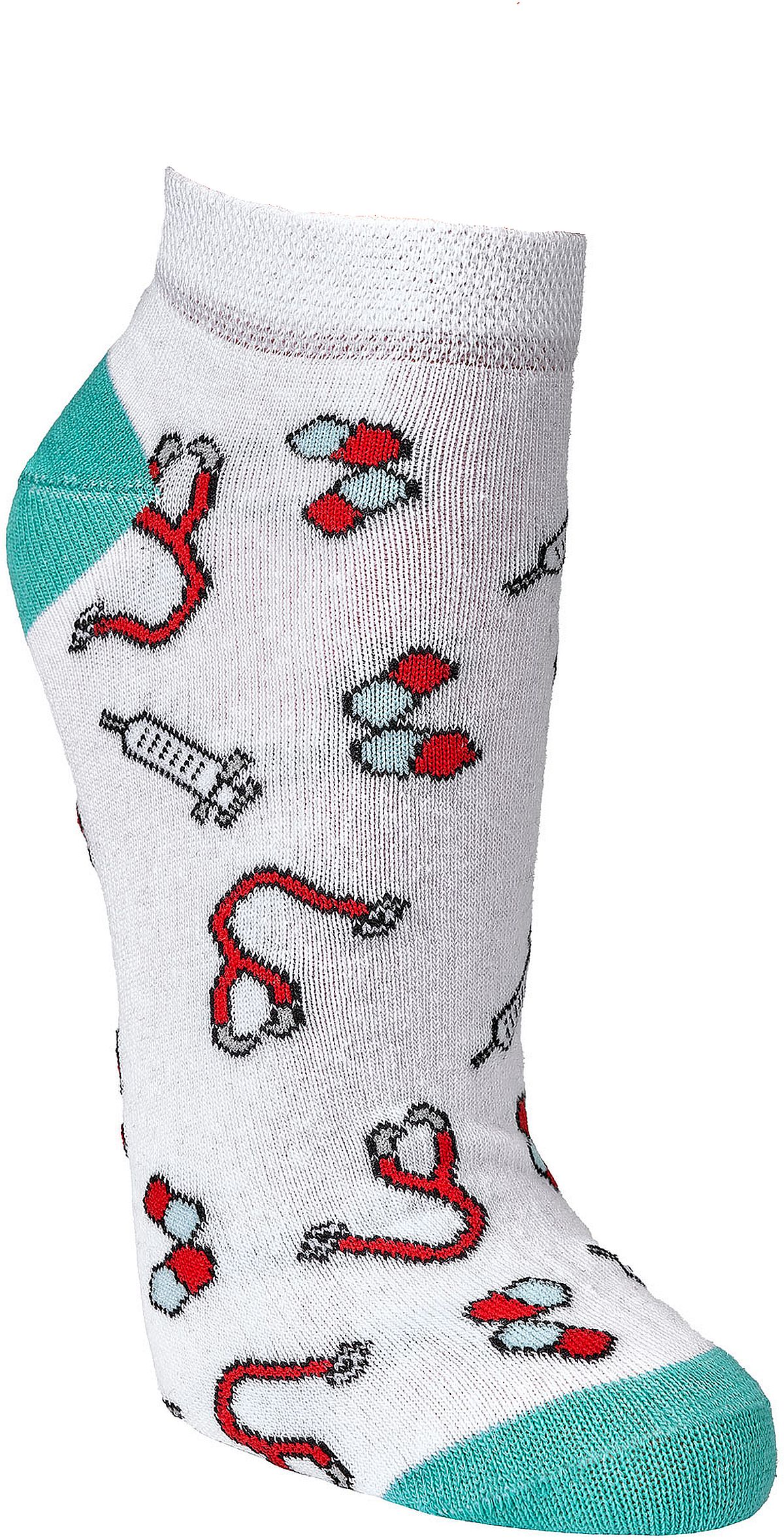  Witzige Sneaker Socken „Medizin“ für Teenager, Damen und Herren, 4 Paar
